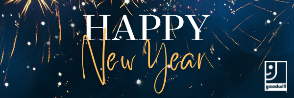 Happy New Year - Goodwill white logo (Email Header) | Goodwill ...