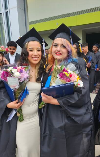 Nancy and Vanessa graduate from Daytona State College