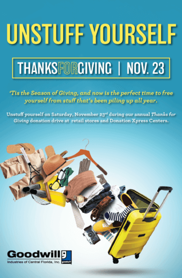 Thanks for Giving donation drive on Nov 23